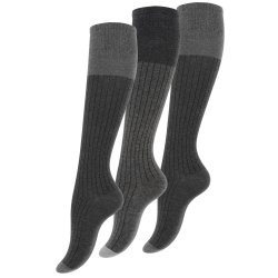 Knstrmper bomuld gr 3 pak