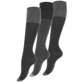 Knstrmper bomuld gr 3 pak