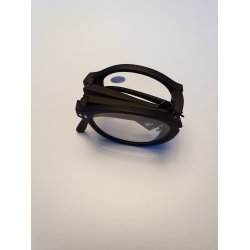 Foldbare lsebriller sorte