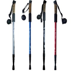 Vandrestave med teleskop