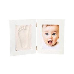 Gipsaftryk af hnd og fod