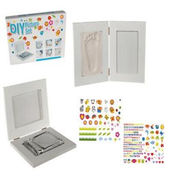 Gipsaftryk af hnd og fod