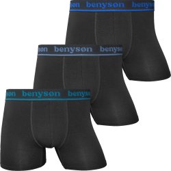 Boksershorts bambus sorte 3 pak