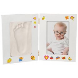 Gipsaftryk af hnd og fod