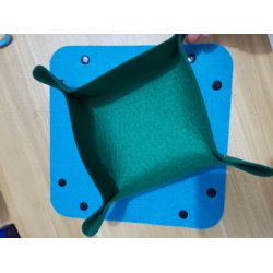 Puslespilsmtte med sorteringsbakker