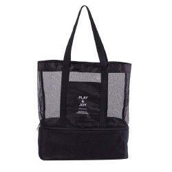 Strandtaske lavet i mesh