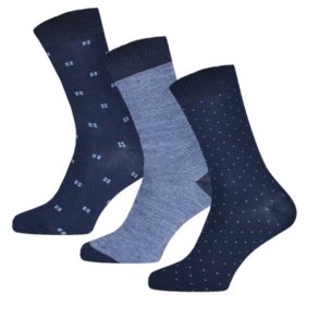 Sokker mnd mrk bl 3 pak