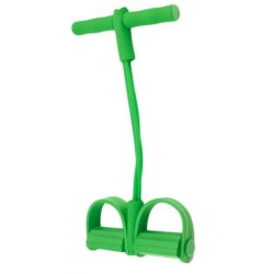 Trningselastik med hndtag og fodsttte