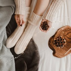 Uldstrmper Angora 2 par