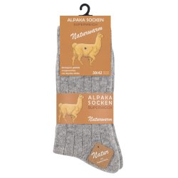 Alpaka uld sokker 2 par