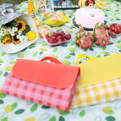 Picnictppe i forskellige farver