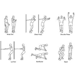 Justerbar tr�ningselastik